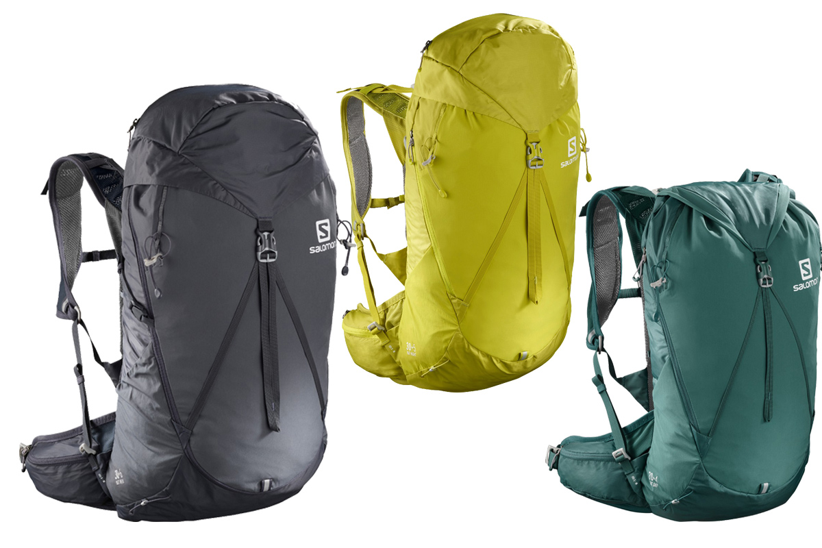 SALOMON リュック　使用回数一度のみ　定価18700円 快適アウトドアライフをサポートする超軽量リュックがサロモン