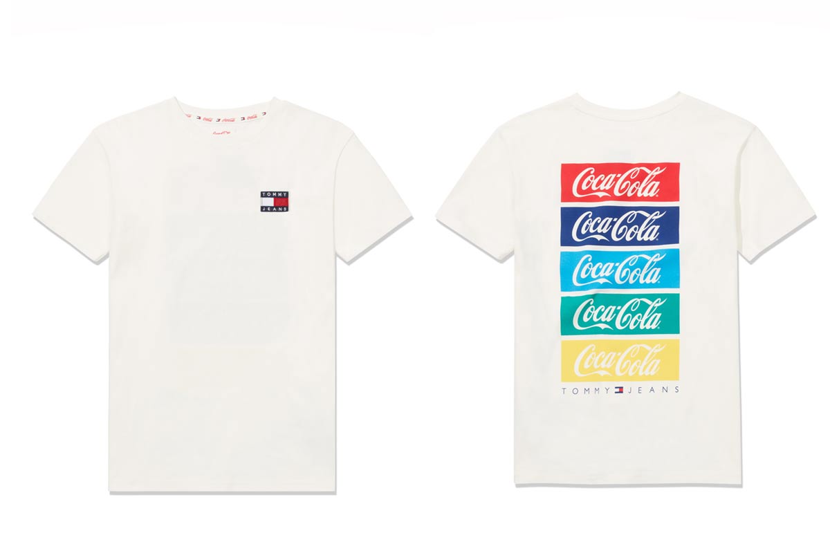 【トミージーンズ】コカコーラコラボTシャツ　トミーヒルフィガー トミー ジーンズと「コカ・コーラ」がコラボ、カラフルTシャツや