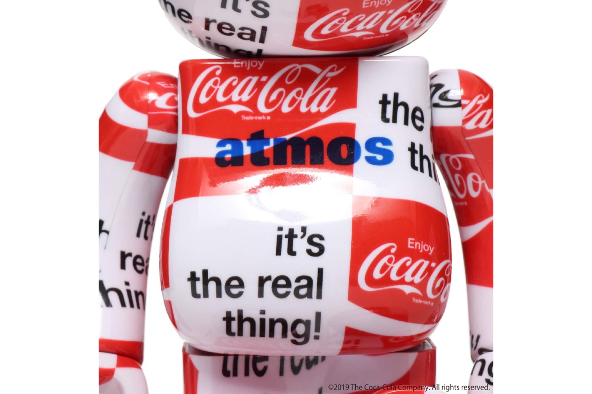 MEDICOM TOY BE@RBRICK atmos × Coca-Cola TYPE-5 1000% 22SS-S