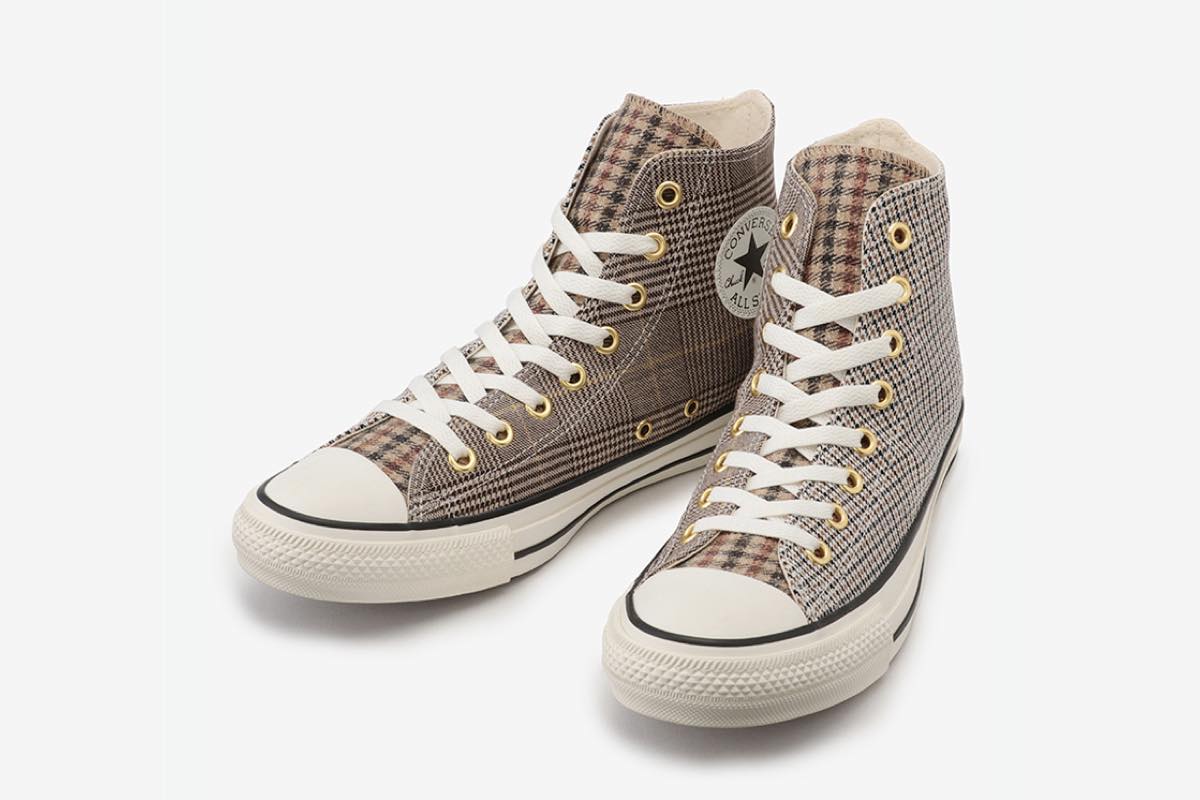 コンバース「オールスター」に流行チェック柄モデルが発売