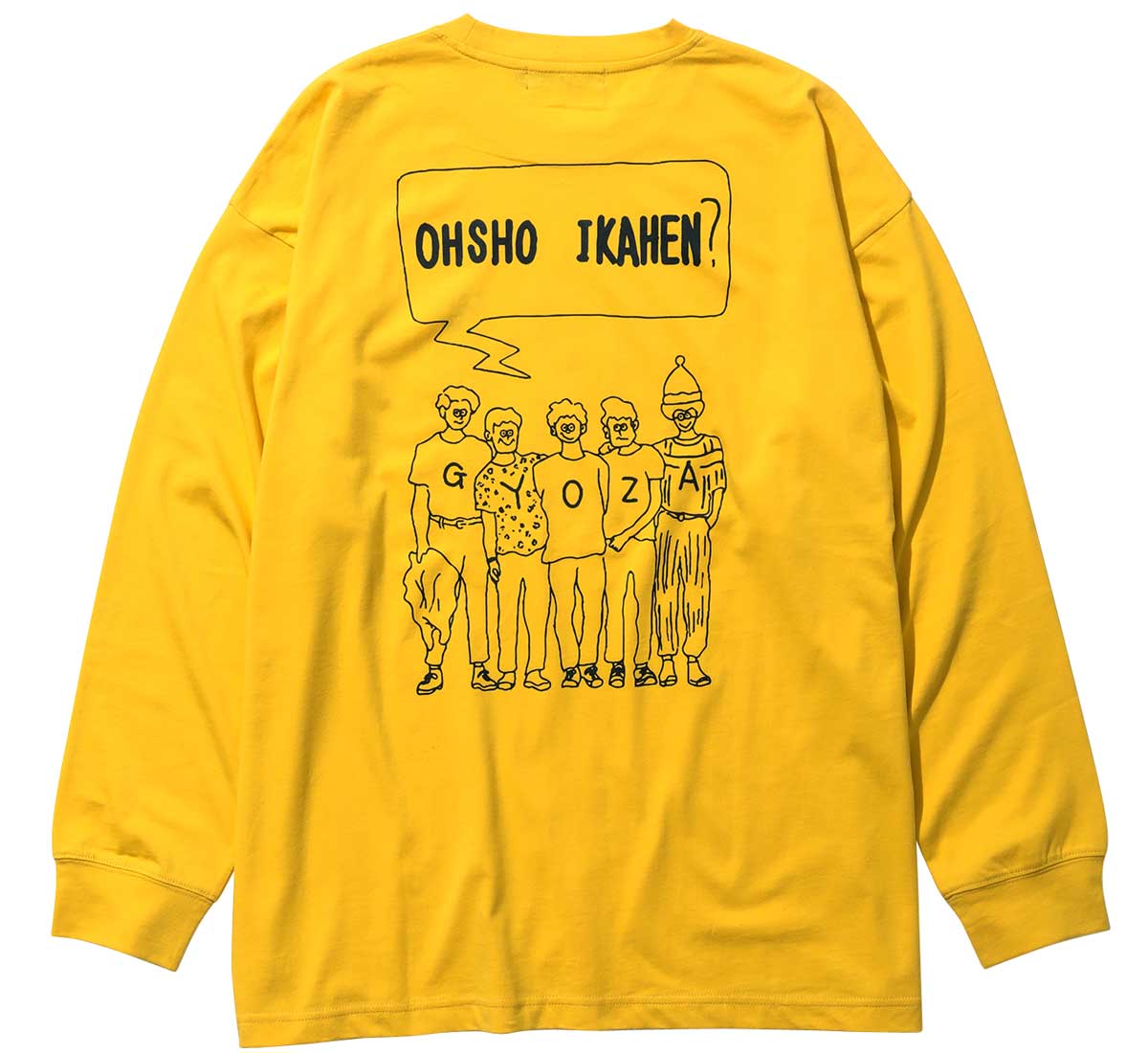 受注生産】餃子の王将 ロングTシャツ ロンT ホワイト Mサイズ - トップス