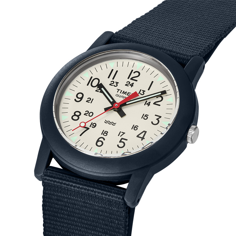 ポンコチンキ　TIMEXキャンパー 34mm ネイビー 日本限定 Camper（TIMEX） タイメックス TIMEX キャンパー ネイビー 34mm