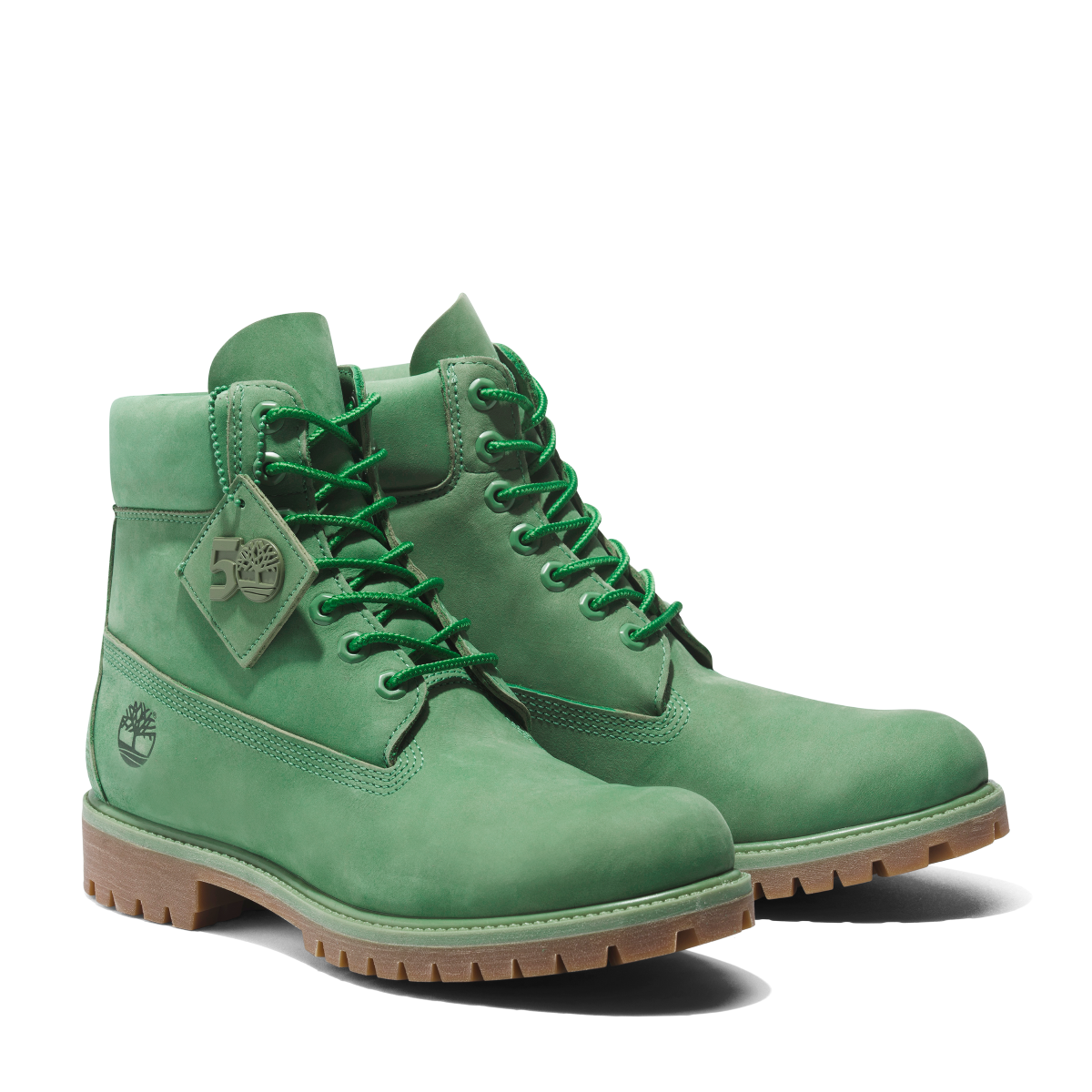 激レア　美品　ティンバーランド50周年限定ブーツ　ミントグリーン ティンバーランド Timberland ブーツ 6インチ プレミアム