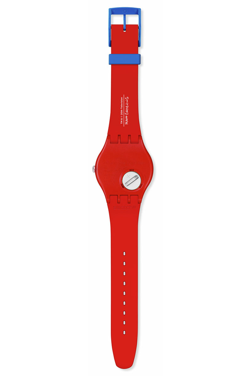 クリスマスデザイン　Swatch スウォッチ 時計 ホワイト/レッド クリスマスデザインSwatch スウォッチ 時計 ホワイト/レッド