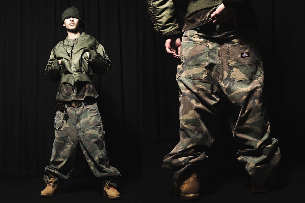 Dickies〉と〈FUTURE ARCHIVE〉の別注パンツ第4弾が登場
