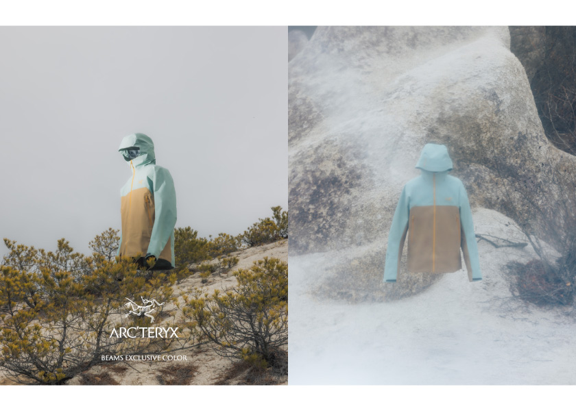 ARC'TERYX〉から〈BEAMS〉エクスクルーシブアイテムが登場 ARC'TERYX〉から〈BEAMS〉エクスクルーシブアイテムが登場