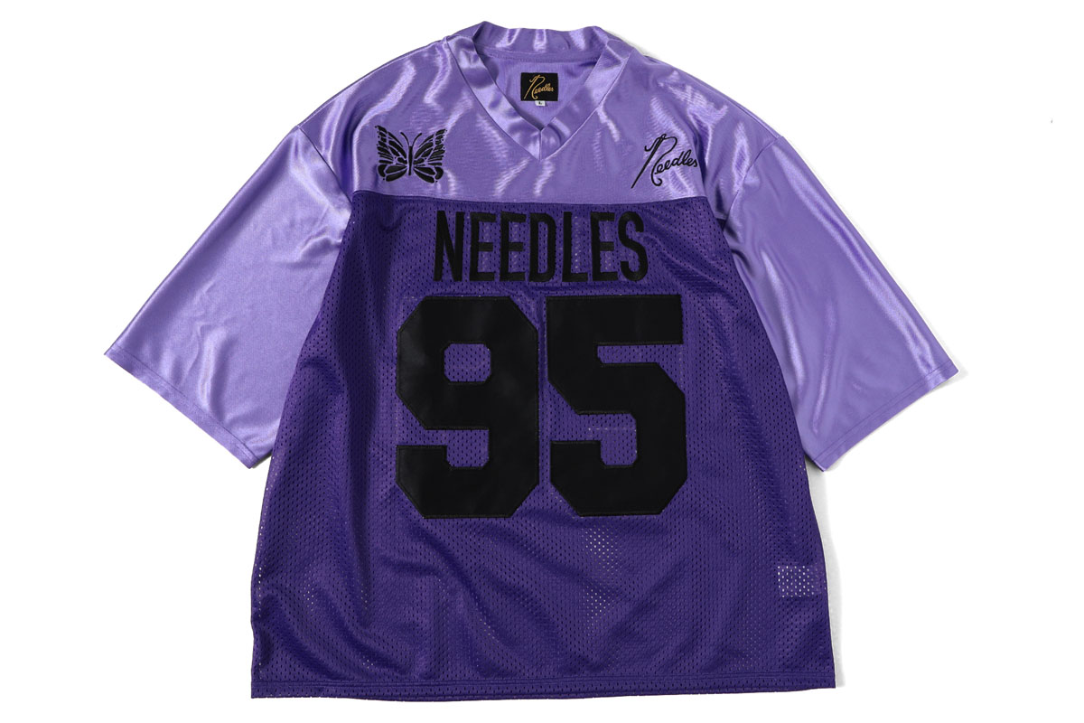 『最終値下げ』needles✖️BEAMS コラボベスト パピオン柄 NEEDLES × BEAMSコラボ、新作ゲームシャツとショーツは存在感