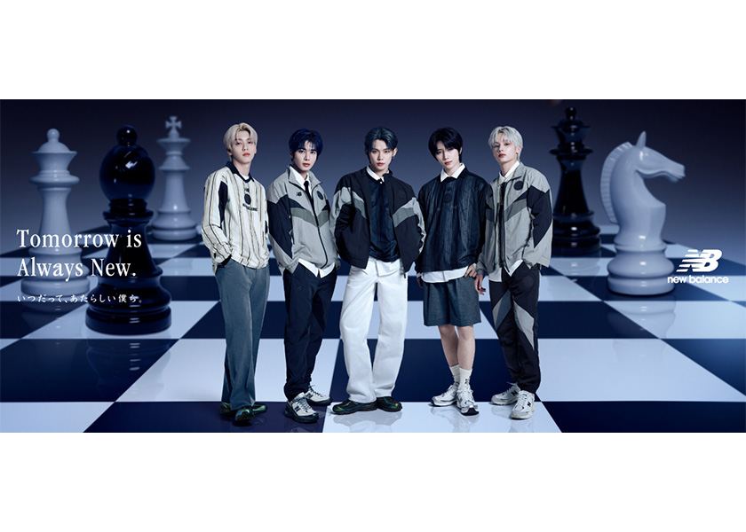 TOMORROW X TOGETHERがABCマート限定でニューバランスのキービジュアルを飾る！