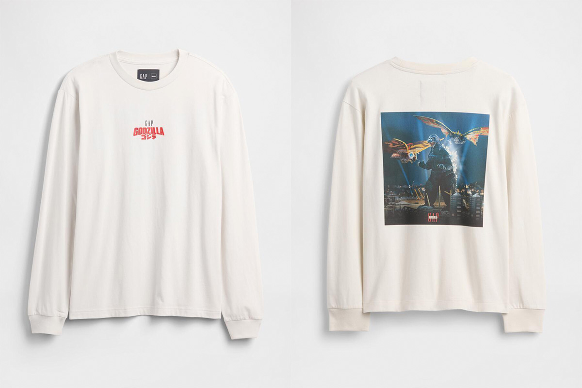 Gap」が、日本が世界に誇る最強の怪獣王「ゴジラ」との コラボアイテム