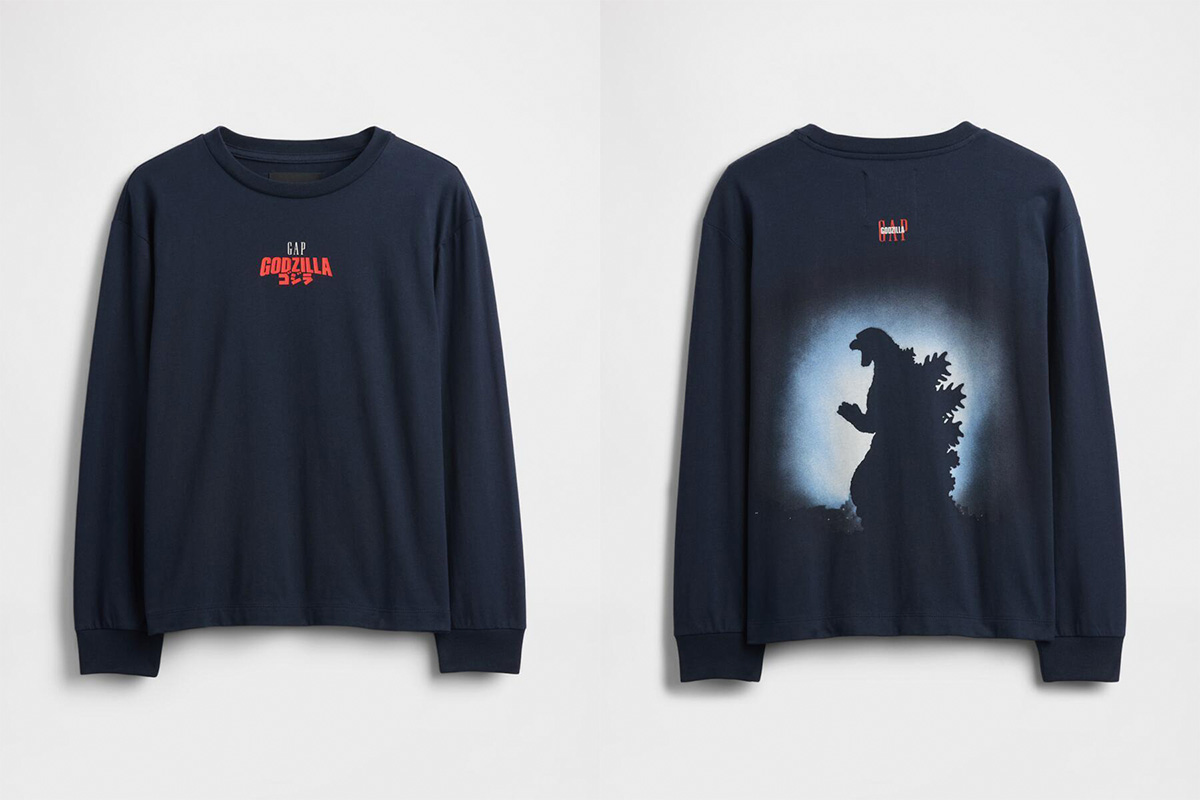 Gap」が、日本が世界に誇る最強の怪獣王「ゴジラ」との コラボアイテム