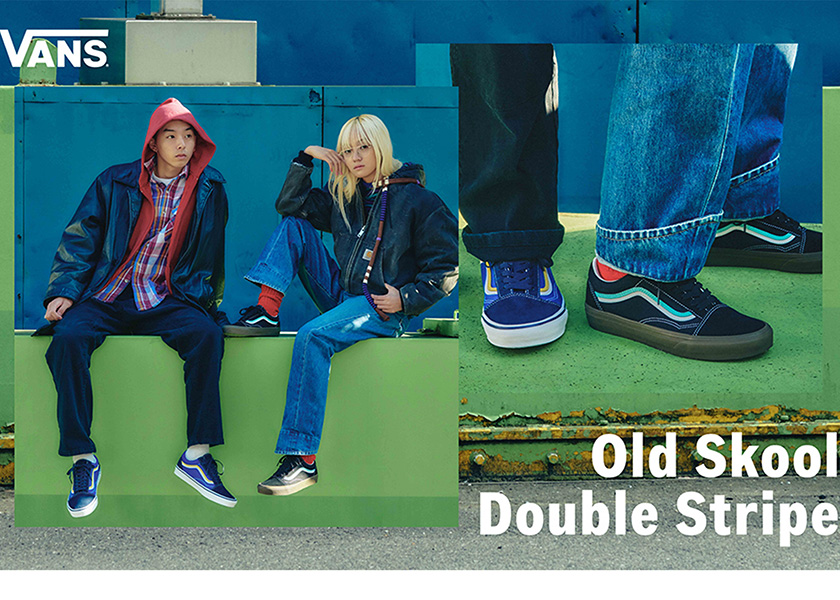 【ABCマート限定】ヴァンズの大定番「オールドスクール」がダブルストライプになって登場!