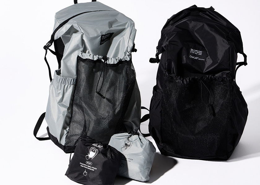 軽さ約130g、収納力20L。【OverLab】新作バックパック登場