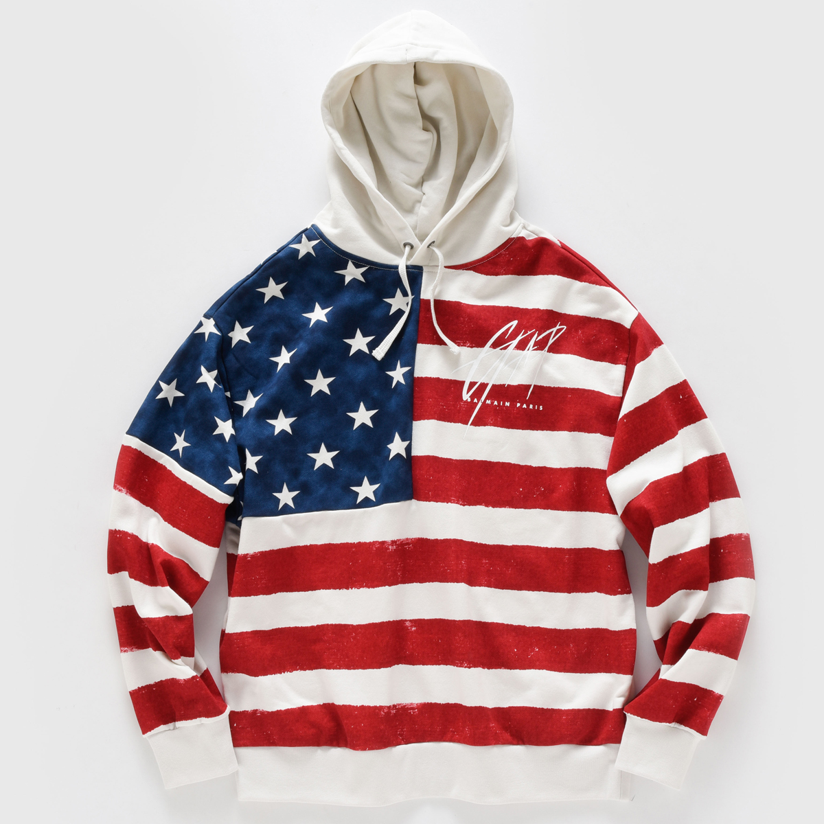 y2k GAP フルジップパーカー ロゴ アメリカ国旗 平成ギャル グランジ