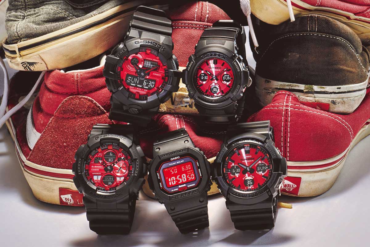 G-SHOCK10月発売の新作は、男が好きな“黒×赤“！ | 時計 | FINEBOYS Online