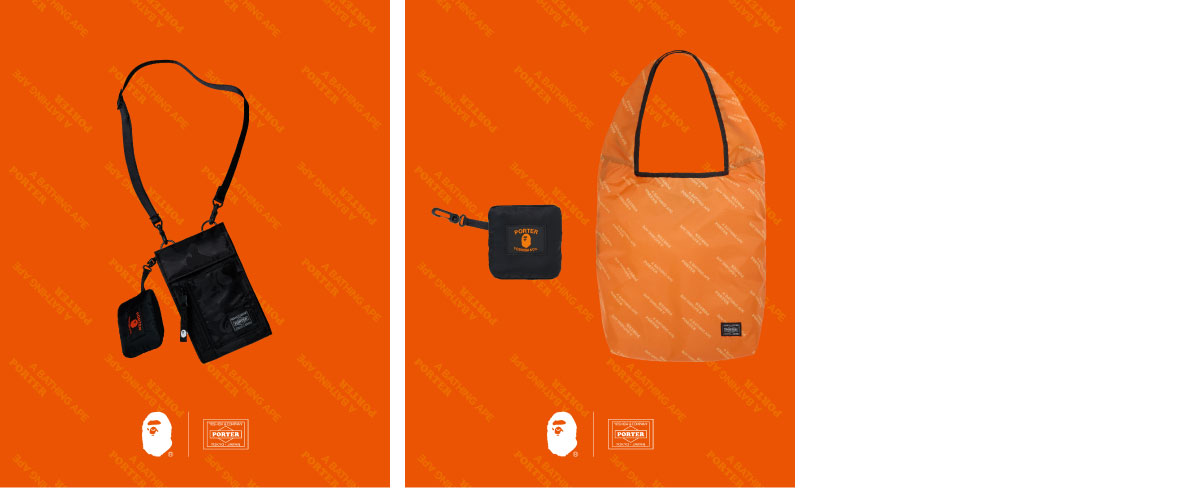 PORTER & A BATHING APE(R) コラボナビゲーターバッグ限定 A BATHING