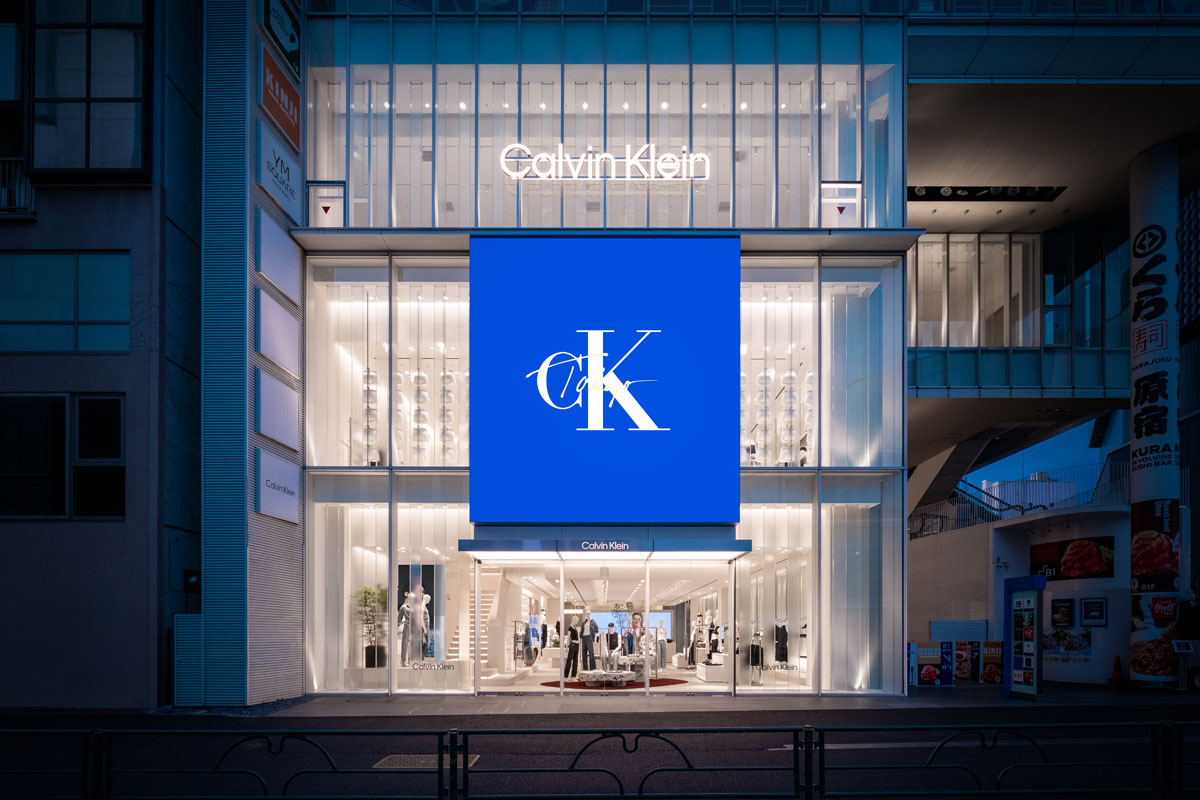 カルバンクライン 原宿 オープン限定Tシャツ S Calvin Klein原宿 オープン限定コレクション Tシャツ M