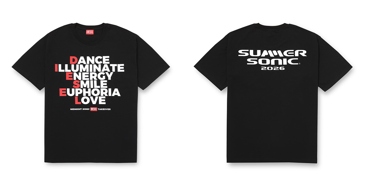 ディーゼルがサマソニに出演！限定Tシャツも見逃せない | ライフ