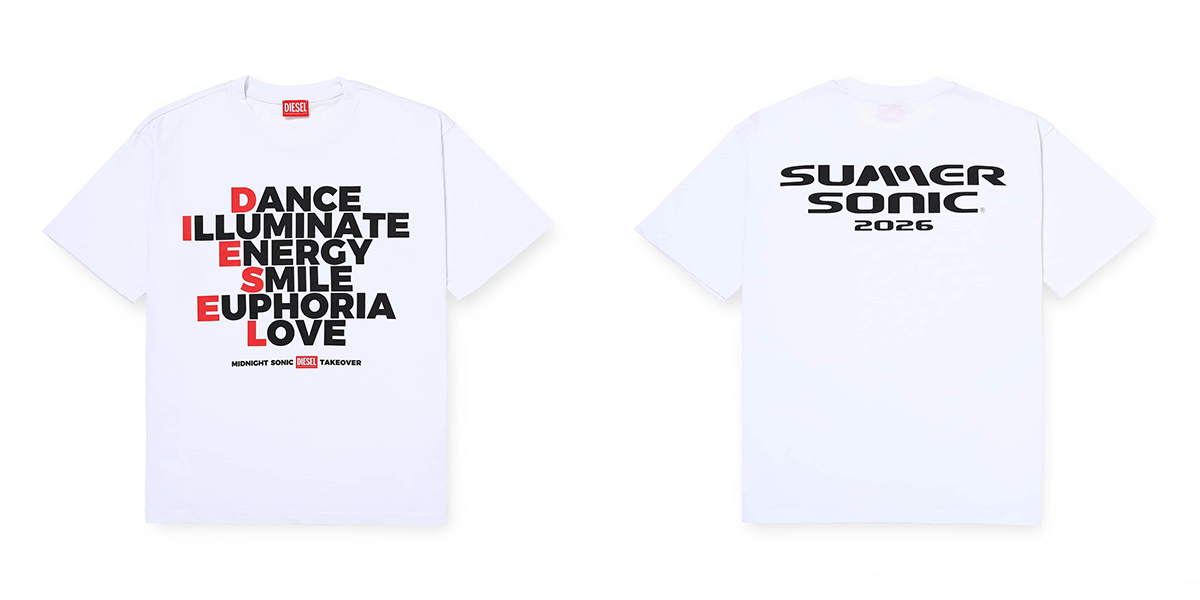ディーゼルがサマソニに出演！限定Tシャツも見逃せない | ライフ
