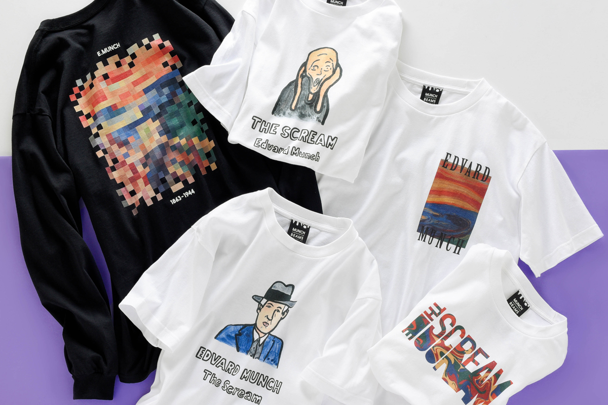 ビームス×『ムンク展』のアートなTシャツがかわいい！ | ファッション 