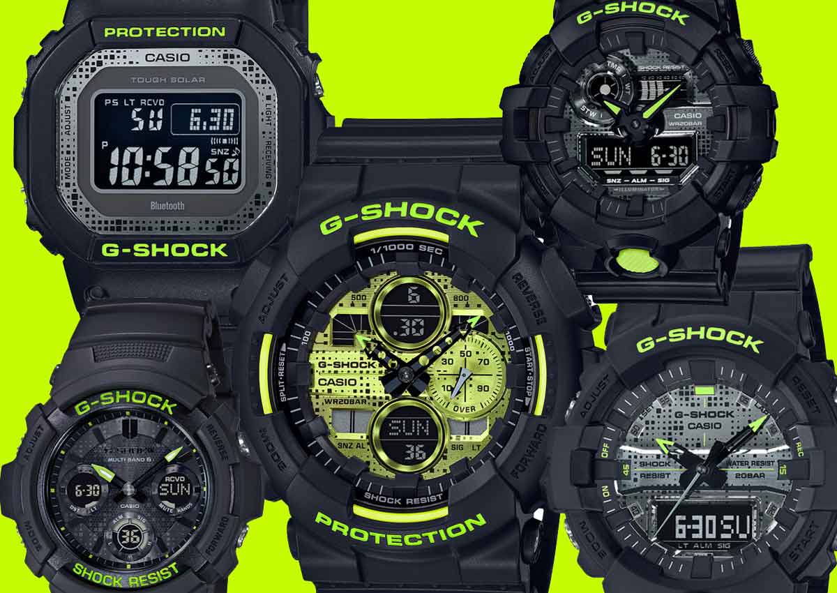 G-SHOCK5月の新作は、一撃でオシャレな黒×ネオン！ | 時計 | FINEBOYS